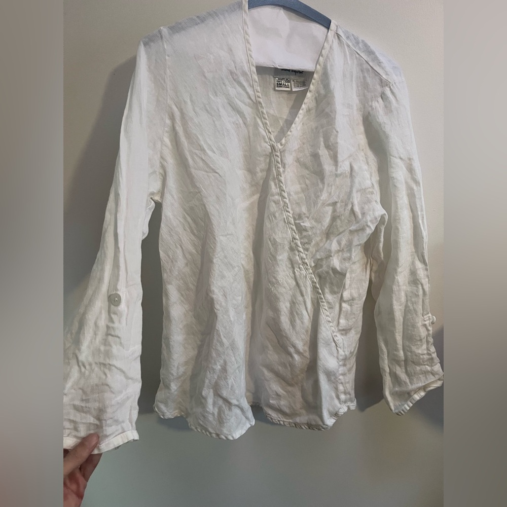 Flax linen top